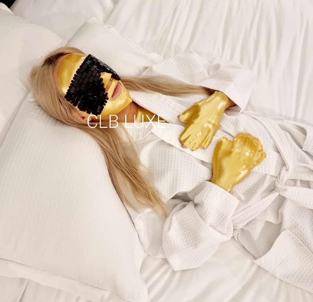 Black Obsidian Eye Mask CLB LUXE