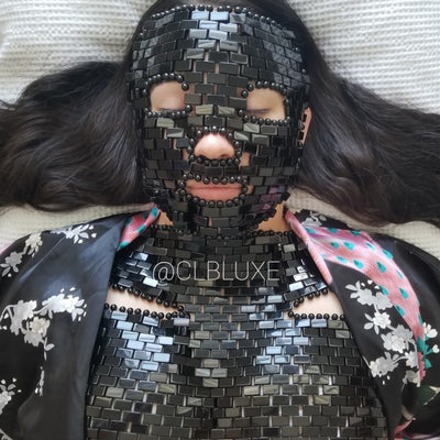 Black Obsidian Full Face Mask